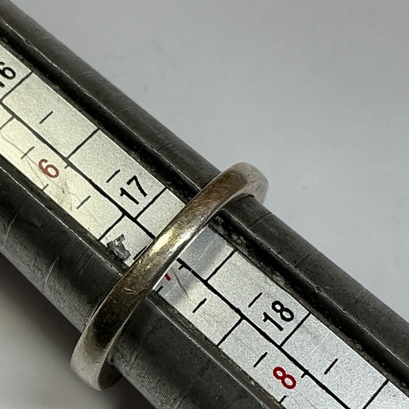 Vintage Sterling Silver STS Blue Topaz Ring. Size. 7 - Picture 4 of 8